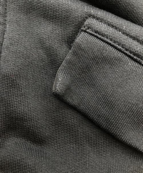 STONE ISLAND（ストーンアイランド）STONE ISLAND (ストーンアイランド) ワッペン付きジップパーカー ブラック サイズ:Lの古着・服飾アイテム