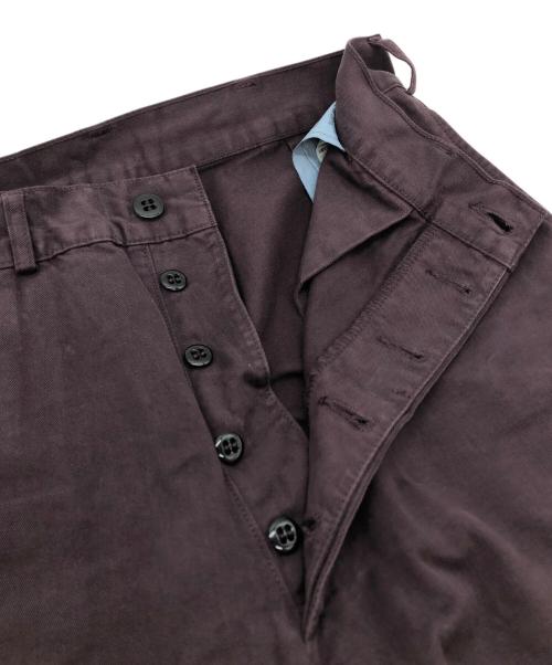 TUKI（ツキ）TUKI (ツキ) 0190 pocket trousers G/D パープル サイズ:1の古着・服飾アイテム