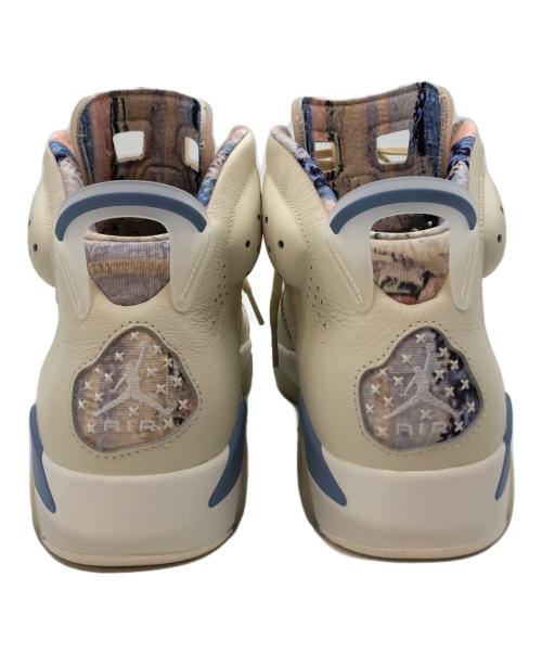 JORDAN BRAND（ジョーダン ブランド）JORDAN BRAND (ジョーダン ブランド) AIR JORDAN 6 RETRO アイボリー×ブルー サイズ:US12の古着・服飾アイテム
