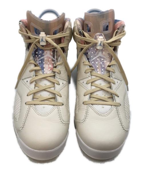 JORDAN BRAND（ジョーダン ブランド）JORDAN BRAND (ジョーダン ブランド) AIR JORDAN 6 RETRO アイボリー×ブルー サイズ:US12の古着・服飾アイテム