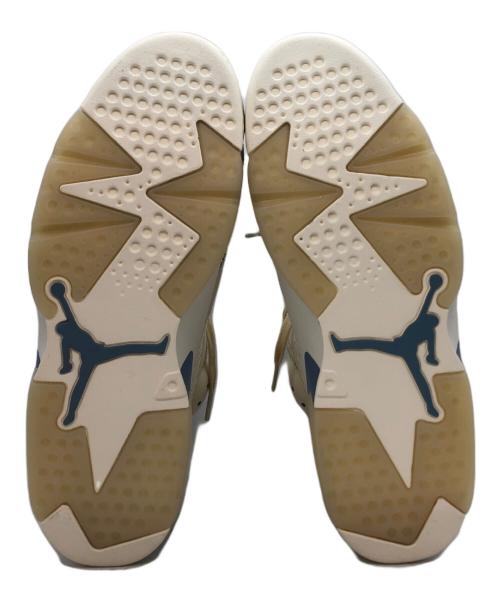 JORDAN BRAND（ジョーダン ブランド）JORDAN BRAND (ジョーダン ブランド) AIR JORDAN 6 RETRO アイボリー×ブルー サイズ:US12の古着・服飾アイテム