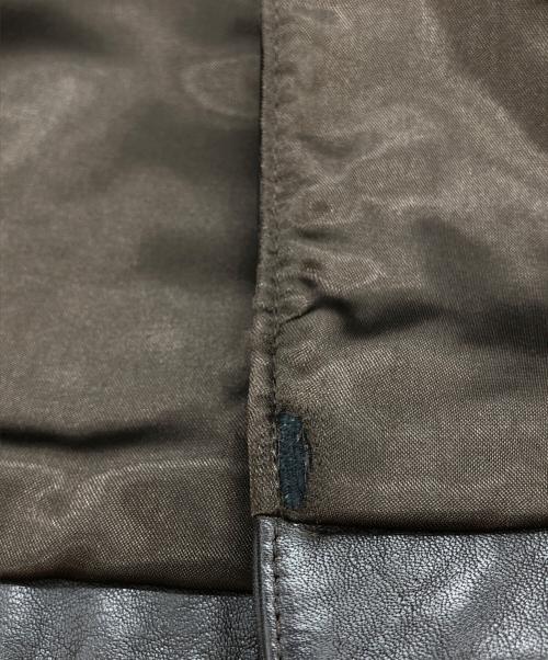 OLD GAP（オールドギャップ）OLD GAP (オールドギャップ) カウレザー3Ｂジャケット ブラウン サイズ:XSの古着・服飾アイテム