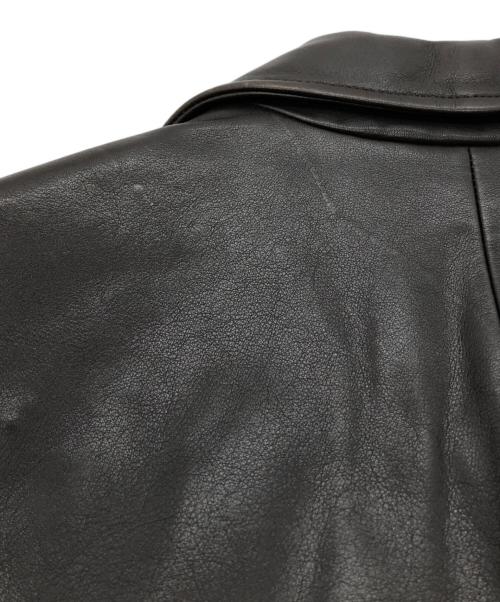 OLD GAP（オールドギャップ）OLD GAP (オールドギャップ) カウレザー3Ｂジャケット ブラウン サイズ:XSの古着・服飾アイテム