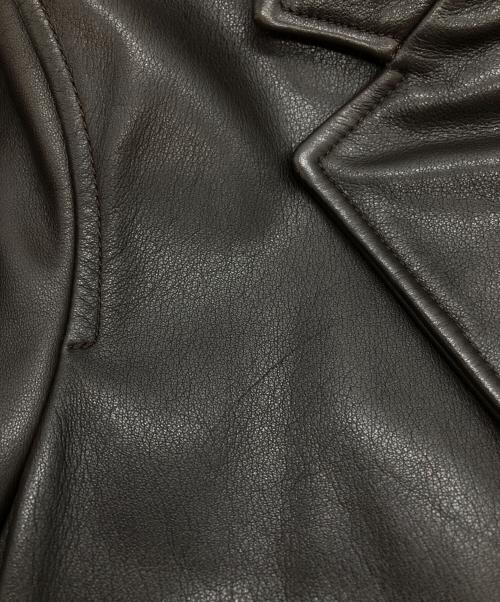 OLD GAP（オールドギャップ）OLD GAP (オールドギャップ) カウレザー3Ｂジャケット ブラウン サイズ:XSの古着・服飾アイテム