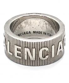BALENCIAGA（バレンシアガ）の古着「FORCE STRIPED RING」｜シルバー
