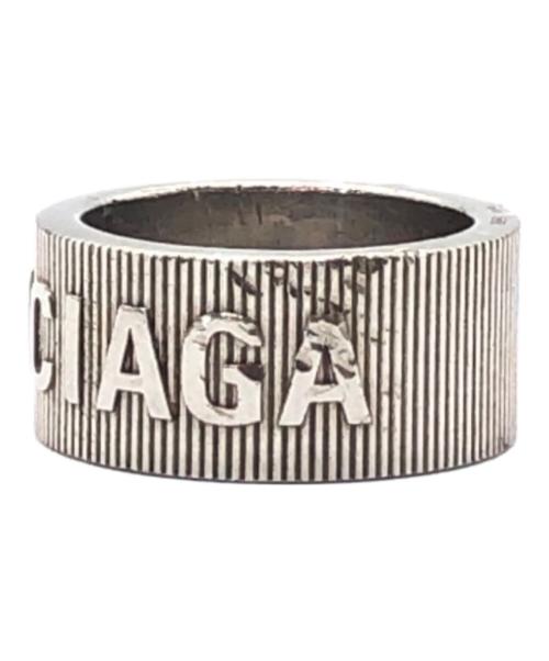 BALENCIAGA（バレンシアガ）BALENCIAGA (バレンシアガ) FORCE STRIPED RING シルバー サイズ:下記参照の古着・服飾アイテム