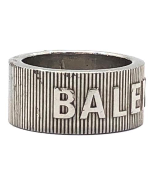 BALENCIAGA（バレンシアガ）BALENCIAGA (バレンシアガ) FORCE STRIPED RING シルバー サイズ:下記参照の古着・服飾アイテム