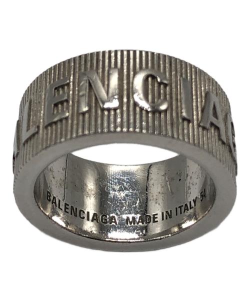 BALENCIAGA（バレンシアガ）BALENCIAGA (バレンシアガ) FORCE STRIPED RING シルバー サイズ:下記参照の古着・服飾アイテム