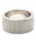 BALENCIAGA (バレンシアガ) FORCE STRIPED RING シルバー サイズ:下記参照：25000円