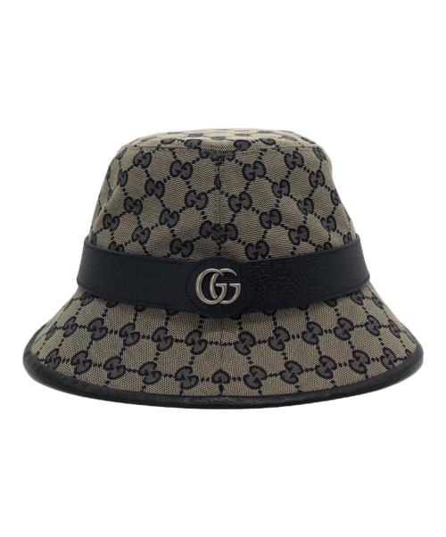 GUCCI（グッチ）GUCCI (グッチ) バケットハット ネイビー サイズ:Lの古着・服飾アイテム