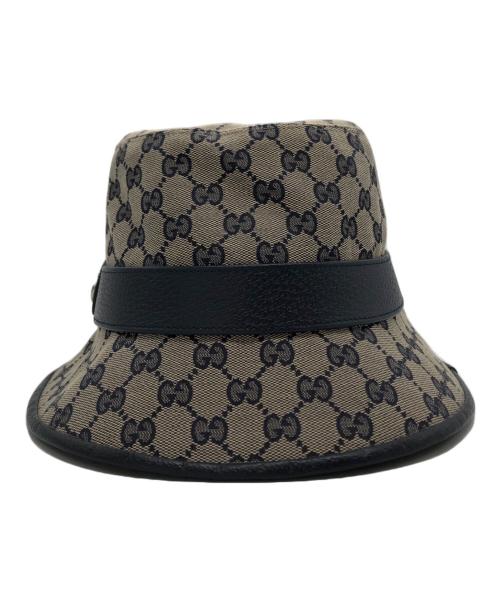 GUCCI（グッチ）GUCCI (グッチ) バケットハット ネイビー サイズ:Lの古着・服飾アイテム