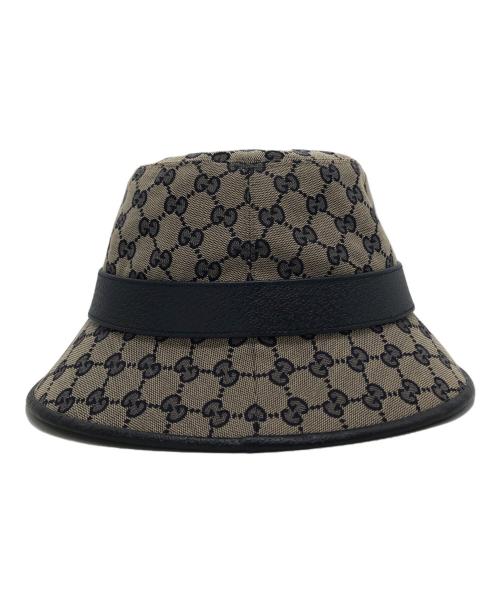 GUCCI（グッチ）GUCCI (グッチ) バケットハット ネイビー サイズ:Lの古着・服飾アイテム