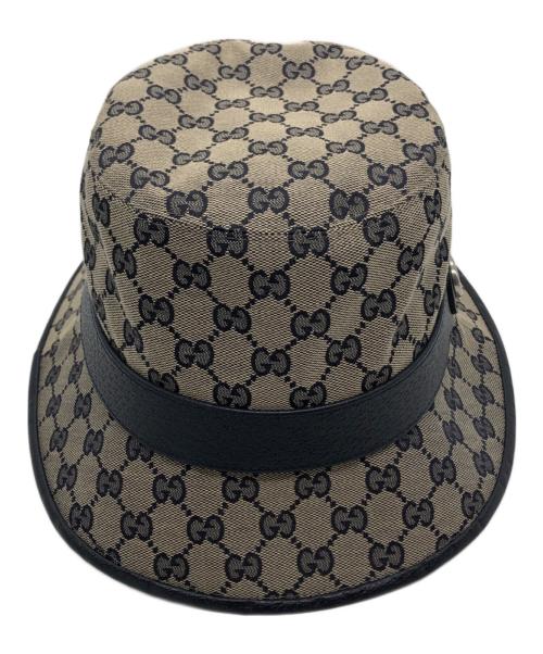 GUCCI（グッチ）GUCCI (グッチ) バケットハット ネイビー サイズ:Lの古着・服飾アイテム