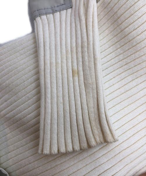 sacai（サカイ）sacai (サカイ) Knit×Nylon Twill Dress ホワイト サイズ:1の古着・服飾アイテム