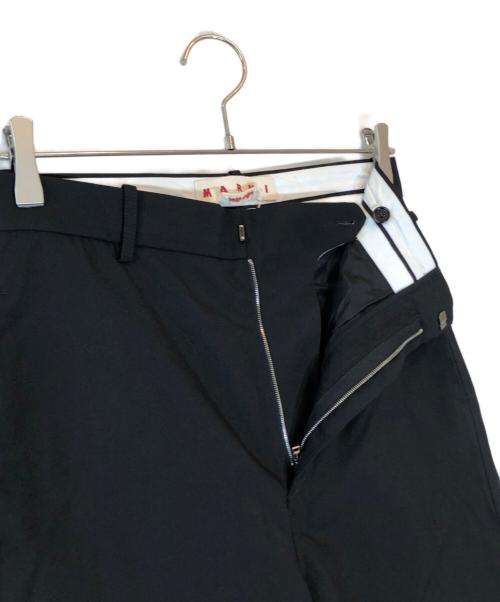 MARNI（マルニ）MARNI (マルニ) ウールスラックス ブラック サイズ:38の古着・服飾アイテム
