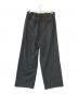 ANCELLM (アンセルム) BACKSATIN BELTLESS SLACKS グレー サイズ:1：18000円