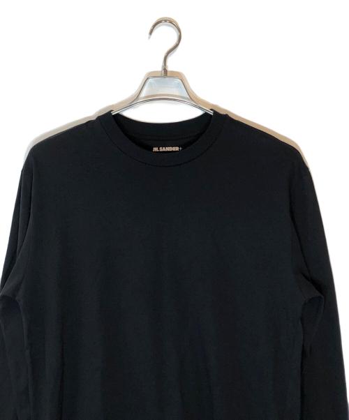 JIL SANDER（ジルサンダー）JIL SANDER (ジルサンダー) オーガニックコットンカットソー ブラック サイズ:Lの古着・服飾アイテム