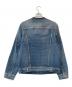 Maison Margiela (メゾンマルジェラ) ノーカラーデニムジャケット ブルー サイズ:42：60000円