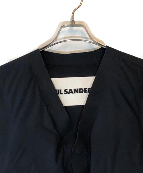 JIL SANDER+（ジルサンダープラス）JIL SANDER+ (ジルサンダープラス) ダウンベスト ブラック サイズ:Mの古着・服飾アイテム