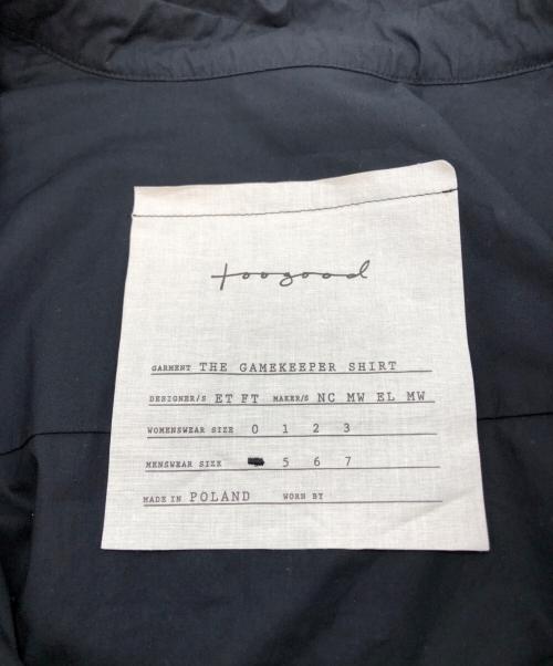 toogood（トゥーグッド）toogood (トゥーグッド) コットンシャツ ブラック サイズ:4の古着・服飾アイテム