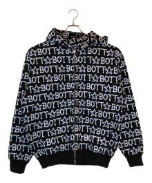 BoTT（ボット）の古着「Bones Zip Hoodie」｜ブラック