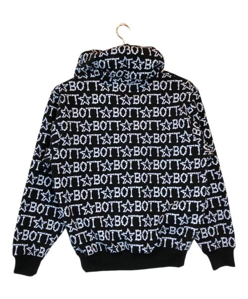 BoTT（ボット）BoTT (ボット) Bones Zip Hoodie ブラック サイズ:Lの古着・服飾アイテム