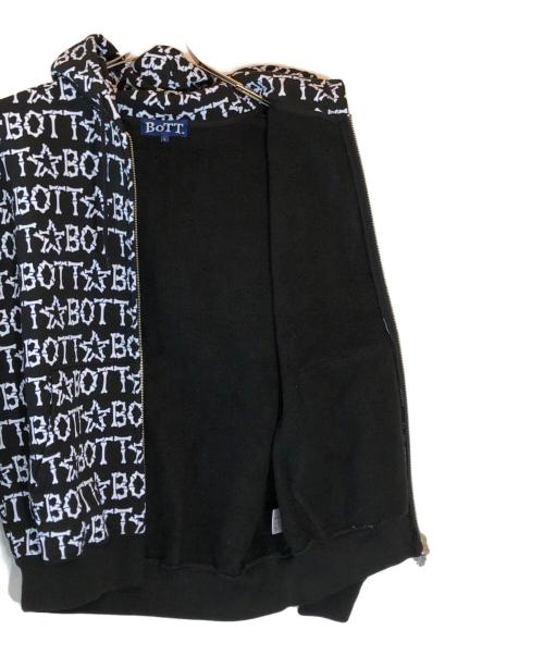 BoTT（ボット）BoTT (ボット) Bones Zip Hoodie ブラック サイズ:Lの古着・服飾アイテム