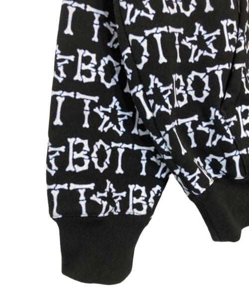 BoTT（ボット）BoTT (ボット) Bones Zip Hoodie ブラック サイズ:Lの古着・服飾アイテム