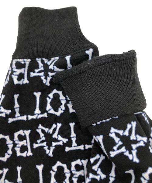 BoTT（ボット）BoTT (ボット) Bones Zip Hoodie ブラック サイズ:Lの古着・服飾アイテム