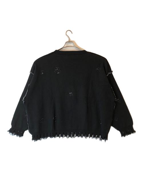 DISCOVERED（ディスカバード）DISCOVERED (ディスカバード) BONE KNIT ブラック サイズ:3の古着・服飾アイテム