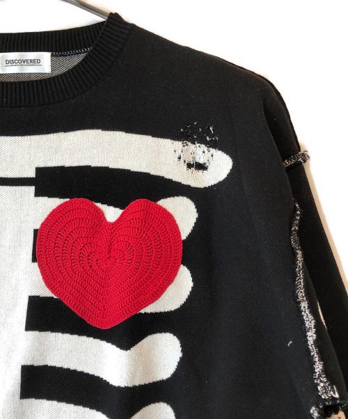 DISCOVERED（ディスカバード）DISCOVERED (ディスカバード) BONE KNIT ブラック サイズ:3の古着・服飾アイテム