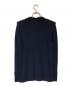 Yves Saint Laurent (イヴサンローラン) CROCHET COLLAR PEARL BUTTON KNIT ネイビー サイズ:M：18000円