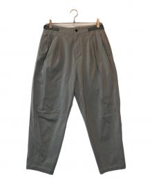 IRENISA（イレニサ）の古着「THREE TUCKS TAPERED PANTS」｜グレー