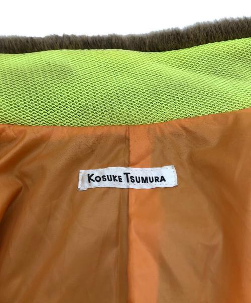 Kosuke Tsumura（コウスケ ツムラ）kosuke tsumura (コウスケ ツムラ) ファージャケット ブラウン サイズ:Mの古着・服飾アイテム