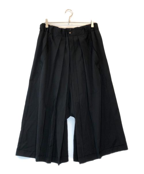 GROUND Y（グラウンドワイ）GROUND Y (グラウンドワイ) WOOL GABARDINE GY HAKAMA TYPE1 ブラック サイズ:3の古着・服飾アイテム