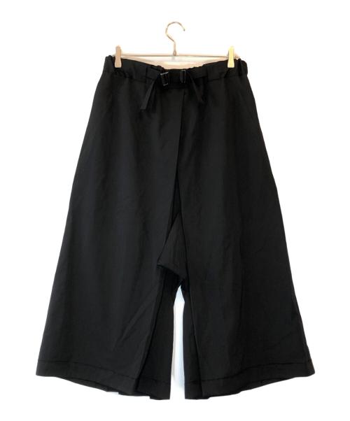 GROUND Y（グラウンドワイ）GROUND Y (グラウンドワイ) WOOL GABARDINE GY HAKAMA TYPE1 ブラック サイズ:3の古着・服飾アイテム