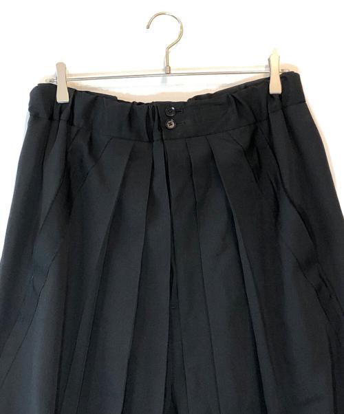 GROUND Y（グラウンドワイ）GROUND Y (グラウンドワイ) WOOL GABARDINE GY HAKAMA TYPE1 ブラック サイズ:3の古着・服飾アイテム