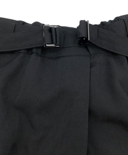 GROUND Y（グラウンドワイ）GROUND Y (グラウンドワイ) WOOL GABARDINE GY HAKAMA TYPE1 ブラック サイズ:3の古着・服飾アイテム