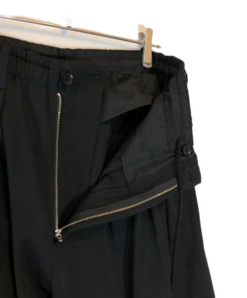 GROUND Y（グラウンドワイ）GROUND Y (グラウンドワイ) WOOL GABARDINE BALLOON PANTS ブラック サイズ:3の古着・服飾アイテム