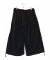 GROUND Y (グラウンドワイ) WOOL GABARDINE BALLOON PANTS ブラック サイズ:3：30000円