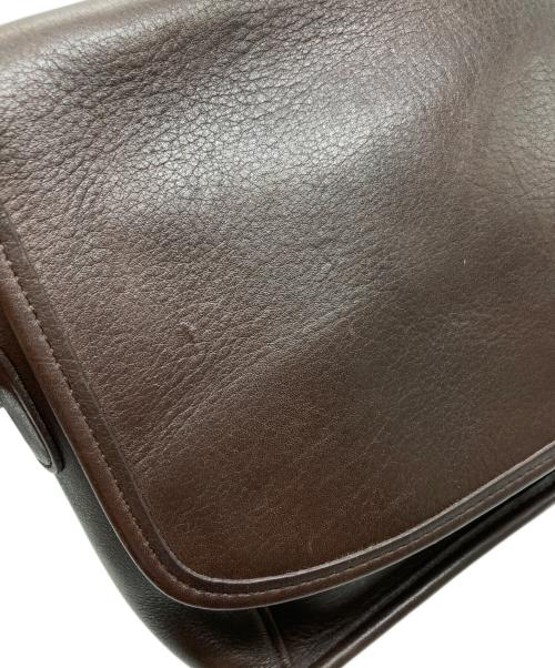 COACH（コーチ）COACH (コーチ) レザーショルダーバッグ ブラウンの古着・服飾アイテム