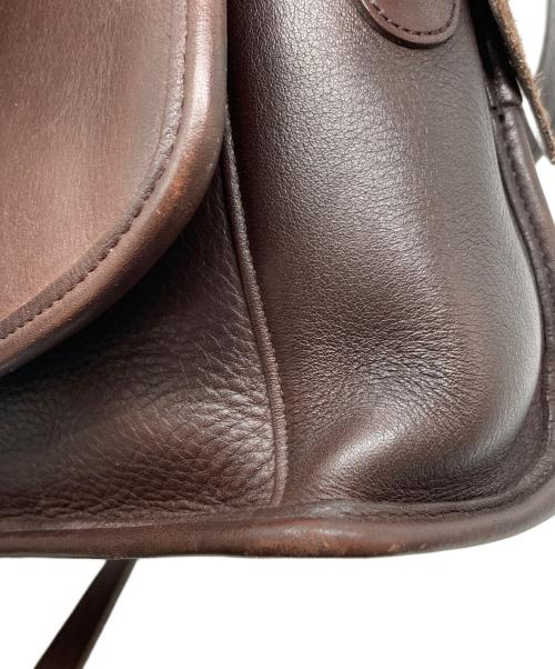 COACH（コーチ）COACH (コーチ) レザーショルダーバッグ ブラウンの古着・服飾アイテム