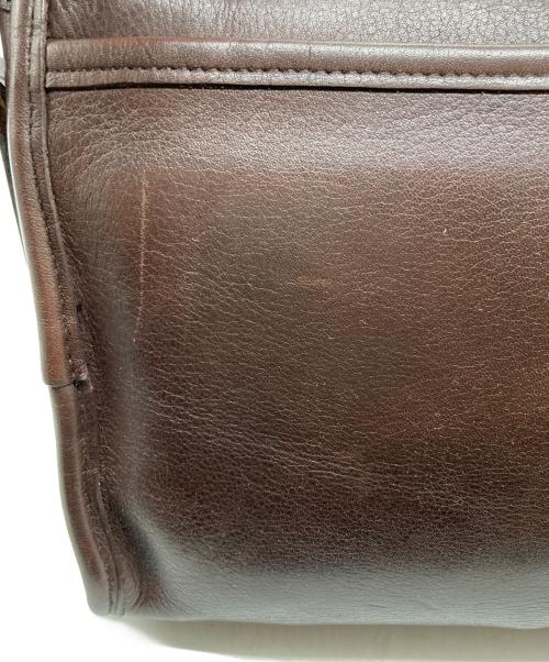 COACH（コーチ）COACH (コーチ) レザーショルダーバッグ ブラウンの古着・服飾アイテム