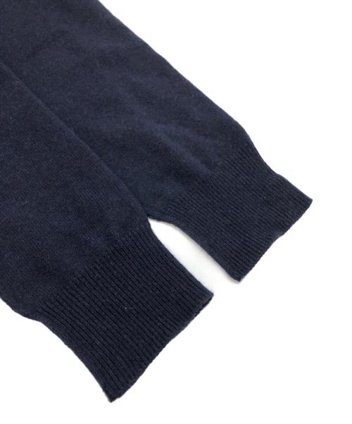 Maison Margiela（メゾンマルジェラ）Maison Margiela (メゾンマルジェラ) Vネックカシミヤカーディガン ネイビー サイズ:Sの古着・服飾アイテム