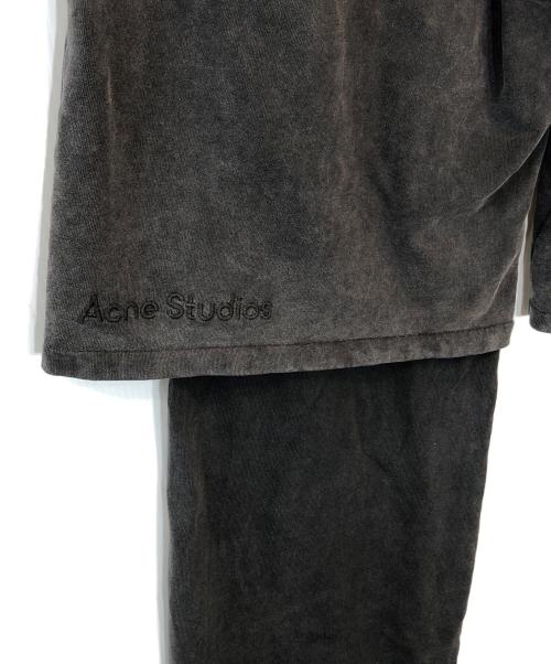 Acne studios（アクネ ストゥディオズ）ACNE STUDIOS (アクネ ストゥディオズ) レイヤード トラウザーズ グレー サイズ:XXSの古着・服飾アイテム