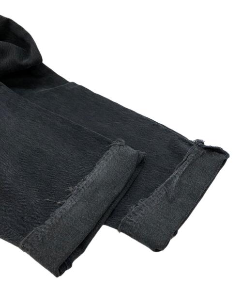 Quito（キト）QUITO (キト) ダブルウエストデニムパンツ ブラック サイズ:1の古着・服飾アイテム