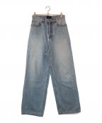 BALENCIAGAバレンシアガ）の古着「baggy denim」｜ブルー
