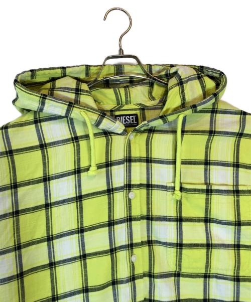 DIESEL（ディーゼル）DIESEL (ディーゼル) S-Dewny-Hood イエロー サイズ:50の古着・服飾アイテム