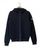 STONE ISLANDストーンアイランド）の古着「Thermo Reactive 3D Knit Jacket」｜ネイビー
