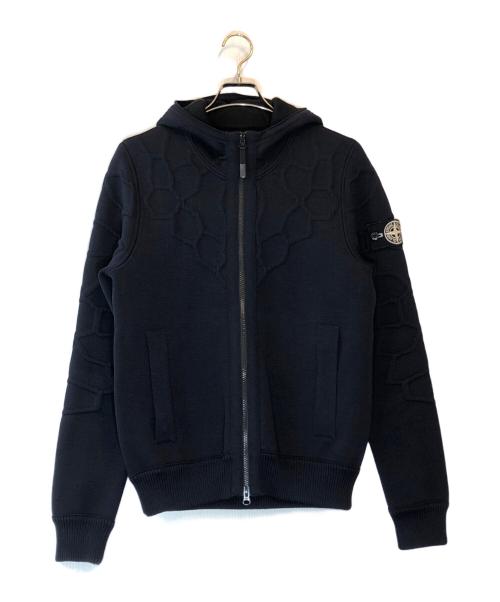 STONE ISLAND（ストーンアイランド）STONE ISLAND (ストーンアイランド) Thermo Reactive 3D Knit Jacket ネイビー サイズ:Sの古着・服飾アイテム